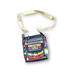 Lily Bloom | NWOT | Fun Boho Navy Multicolor Patterned Crossbody Bag